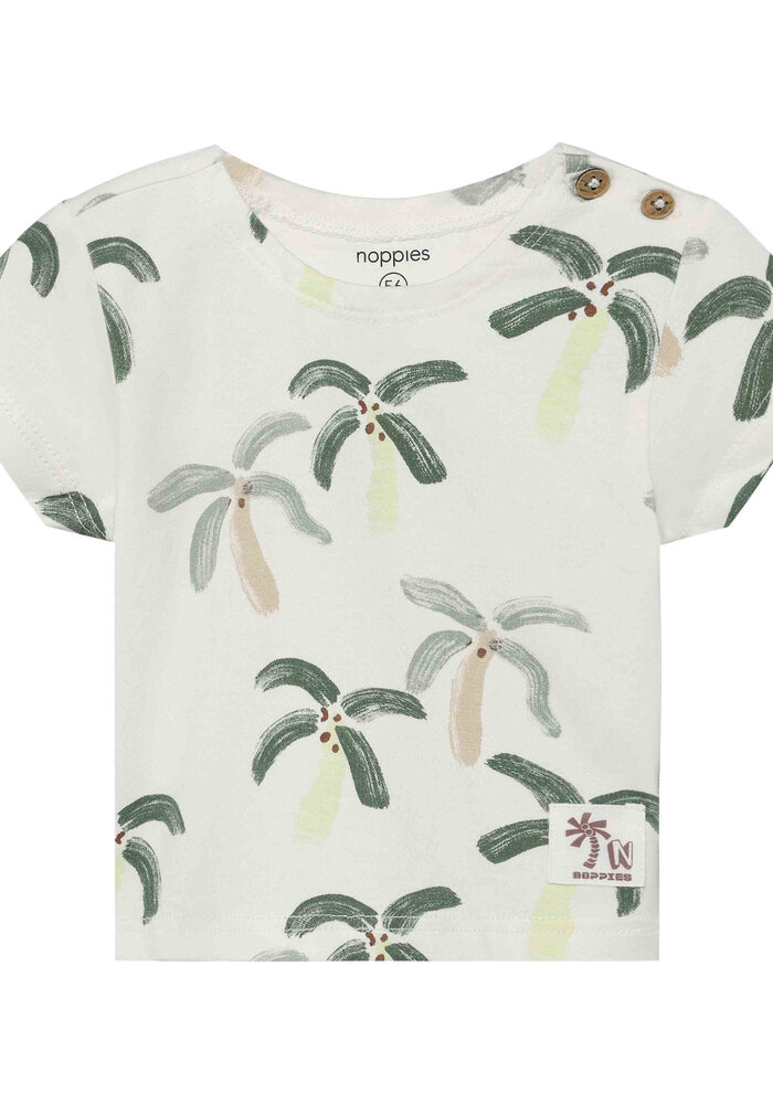 Noppies Tee SS AOP White
