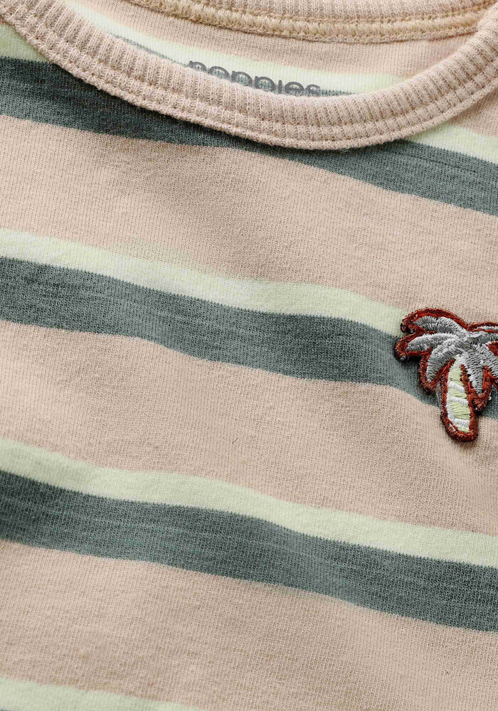 Noppies Tee SS stripe Brown