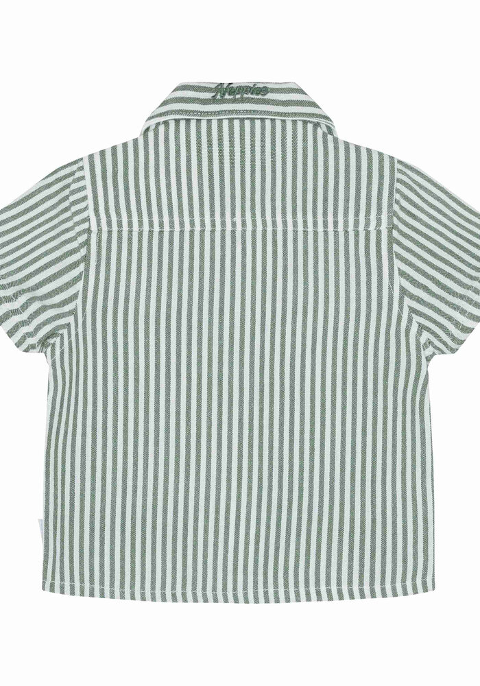 Noppies Shirt SS stripe Khaki