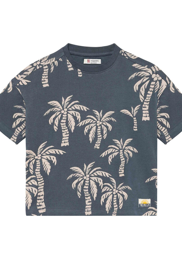 Noppies Tee SS AOP Dark Navy