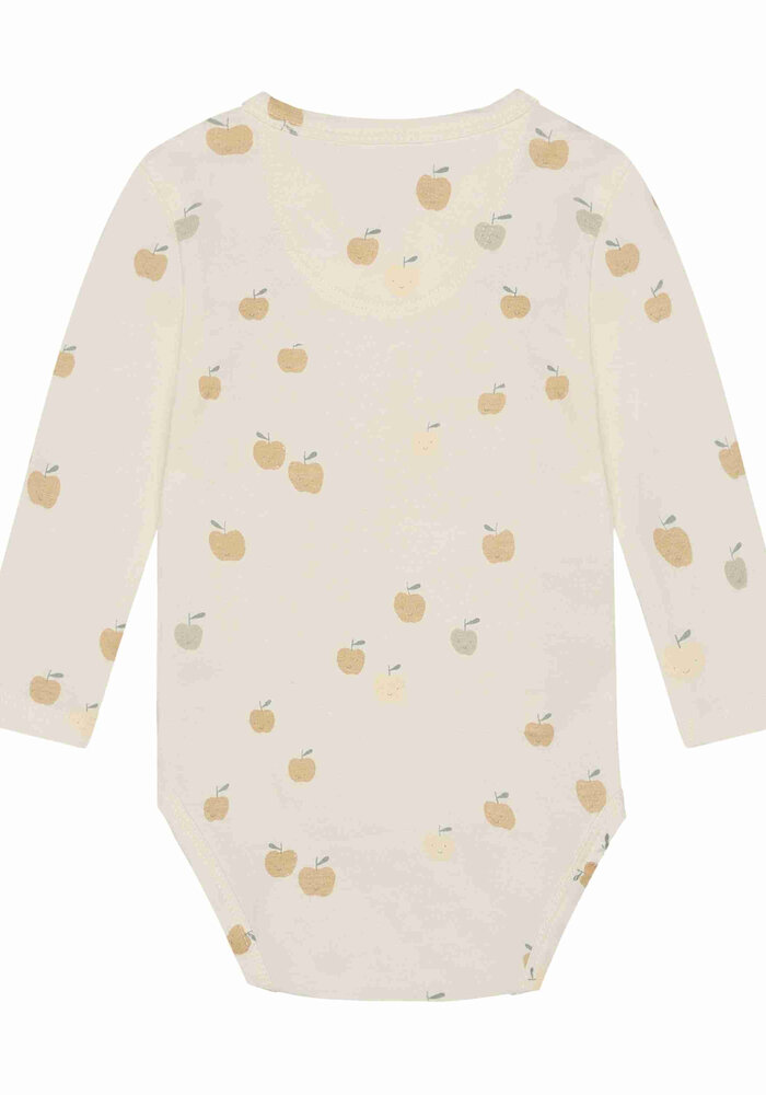 Noppies Romper adjustable LS AOP White