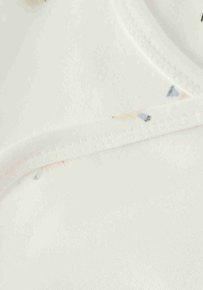 Noppies Tee LS AOP White