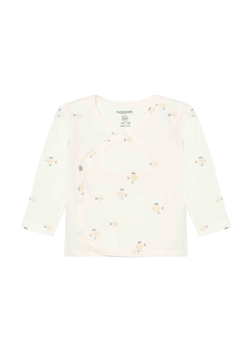 Noppies Noppies Tee LS AOP White