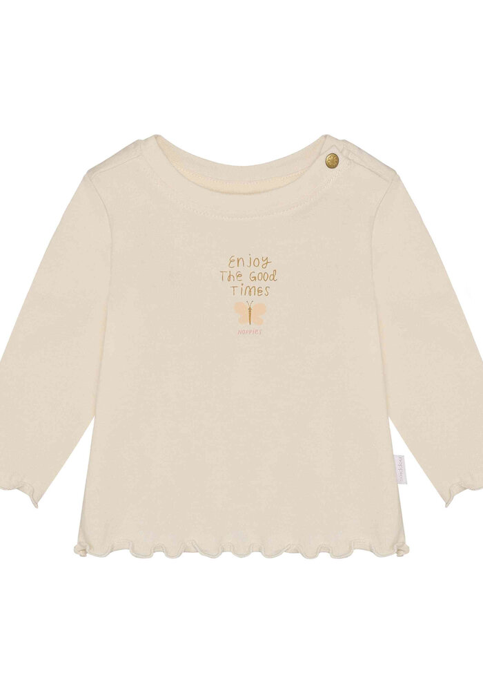 Noppies Tee LS White 1