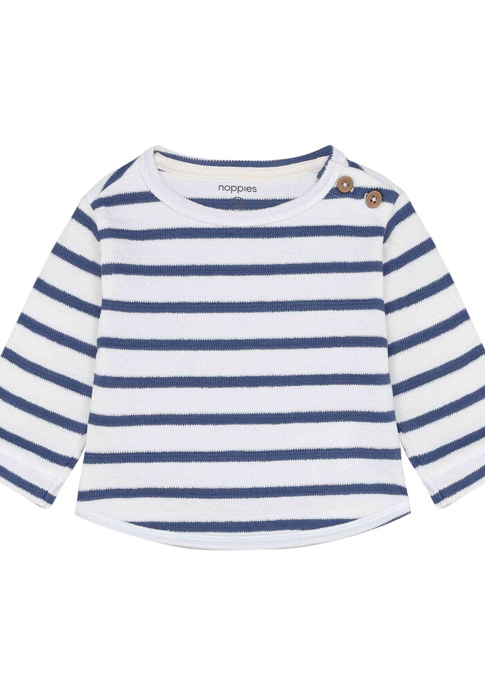 Noppies Tee LS stripe Blue