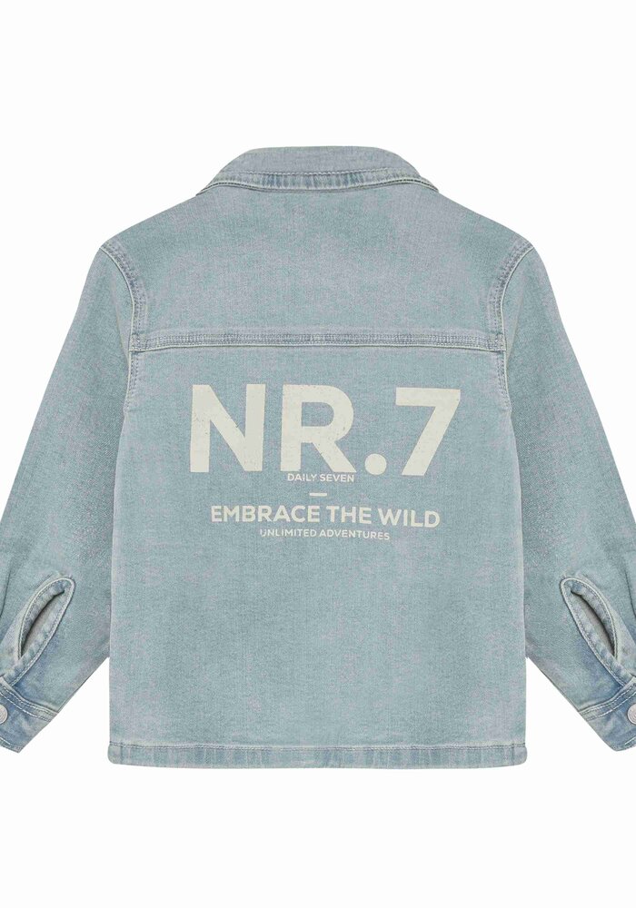 Daily Seven Denim Jacket Medium Blue denim