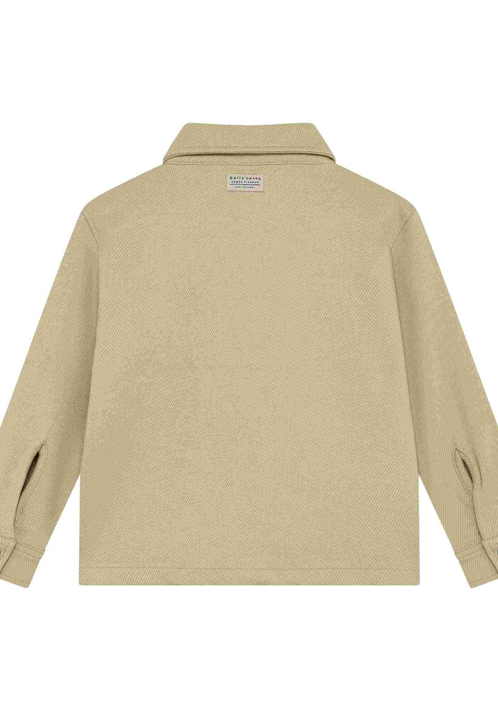 Daily Seven Shirt Jacket Structure  Pale Olive Green