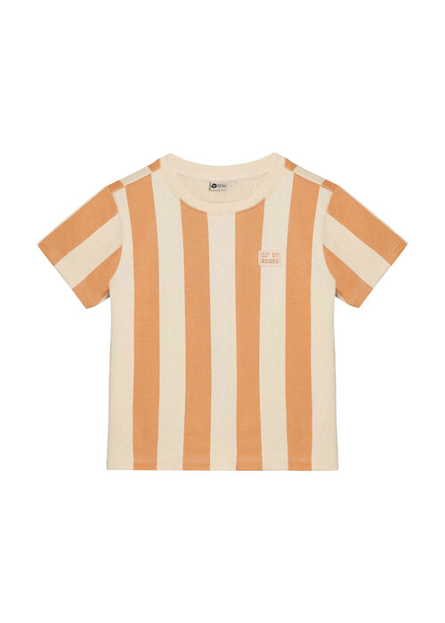 Daily seven Daily Seven T-shirt Big Stripe Sandstone