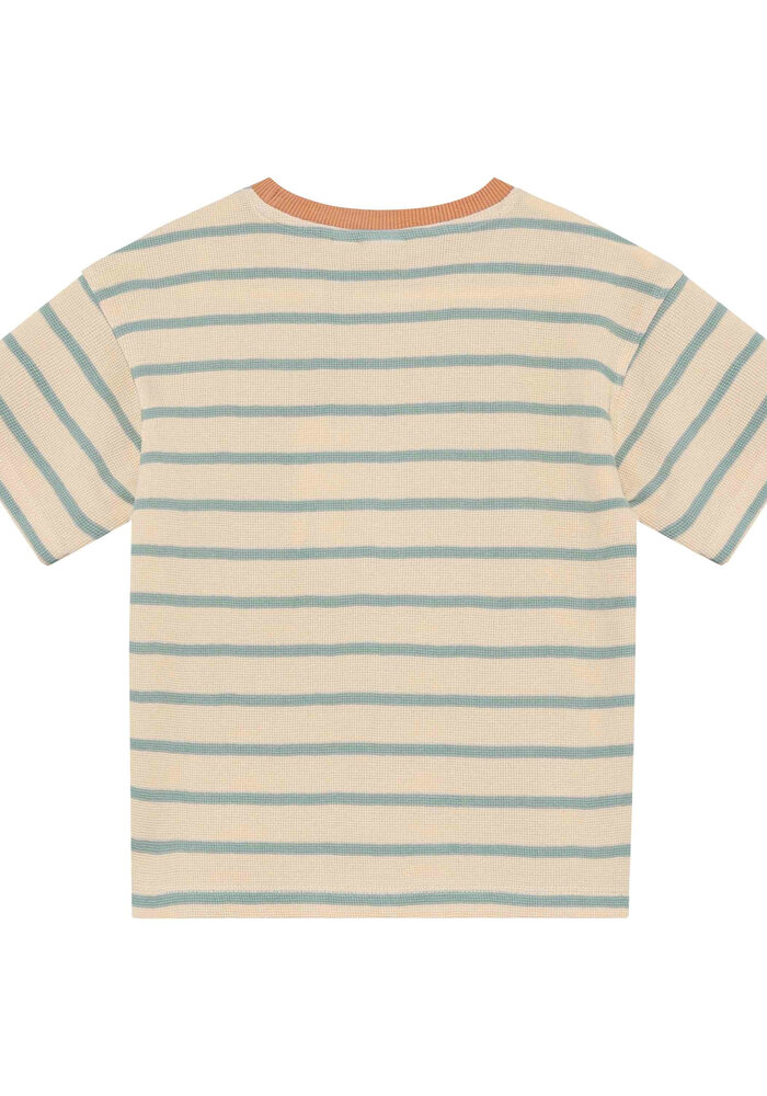 Daily Seven Oversized T-shirt Stripe Sandshell