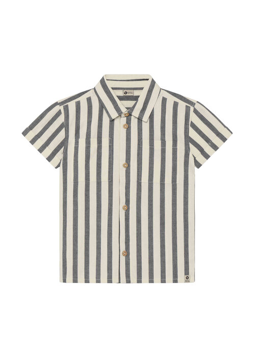 Daily seven Daily Seven Shirt Stripe Cotton Thunderstorm