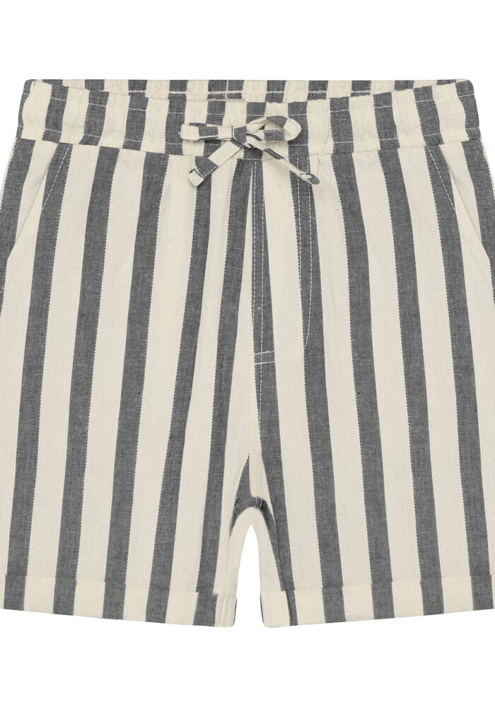 Daily Seven Cotton Stripe Shorts Thunderstorm