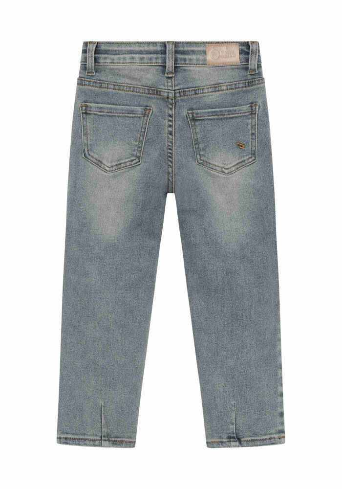 Daily Seven Denim Mom Fit Embroidery Used Medium Denim