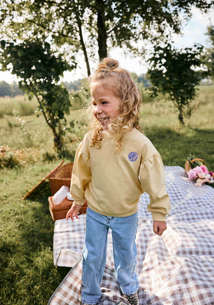 Daily Seven Denim Wide Fit Studs Blue Denim