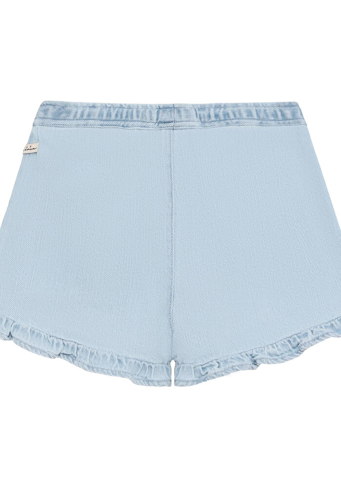 Daily Seven Light weight Denim Shorts Light Denim Blue