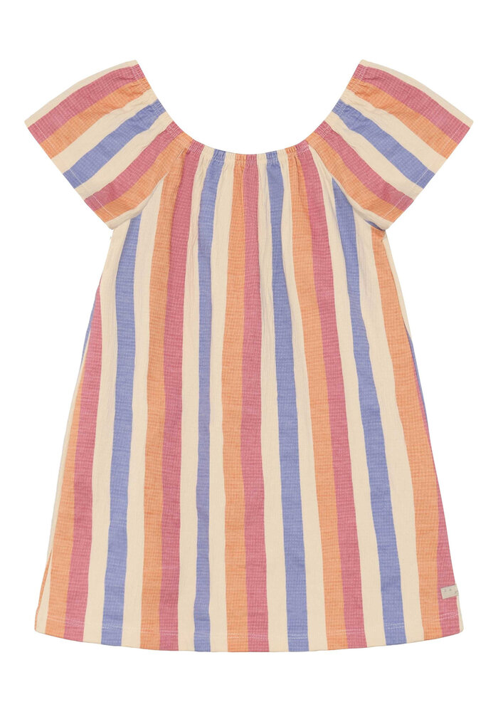 Daily Seven Dress Striped  Heather Rose