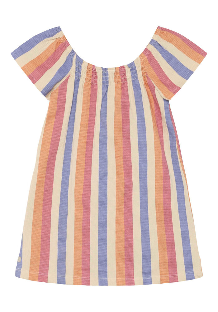 Daily Seven Dress Striped  Heather Rose