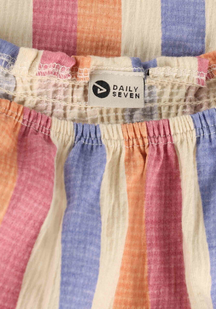 Daily Seven Dress Striped  Heather Rose