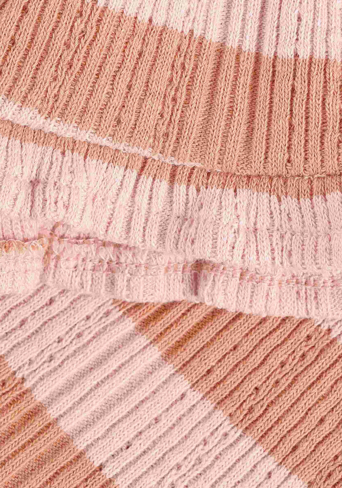 Daily Seven Ruffle Shorts Fancy Stripe Silver Pink