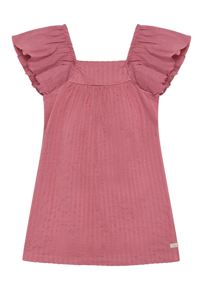 Daily Seven Dress Wide Sleeve Heather Rose