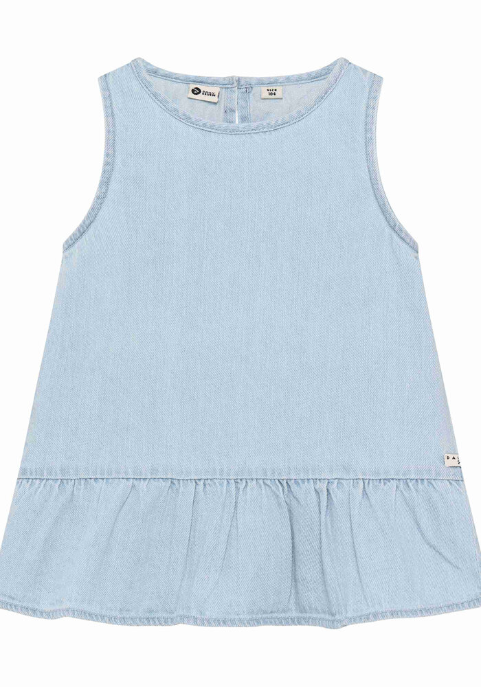Daily Seven Light Weight Denim Singlet Light Denim Blue
