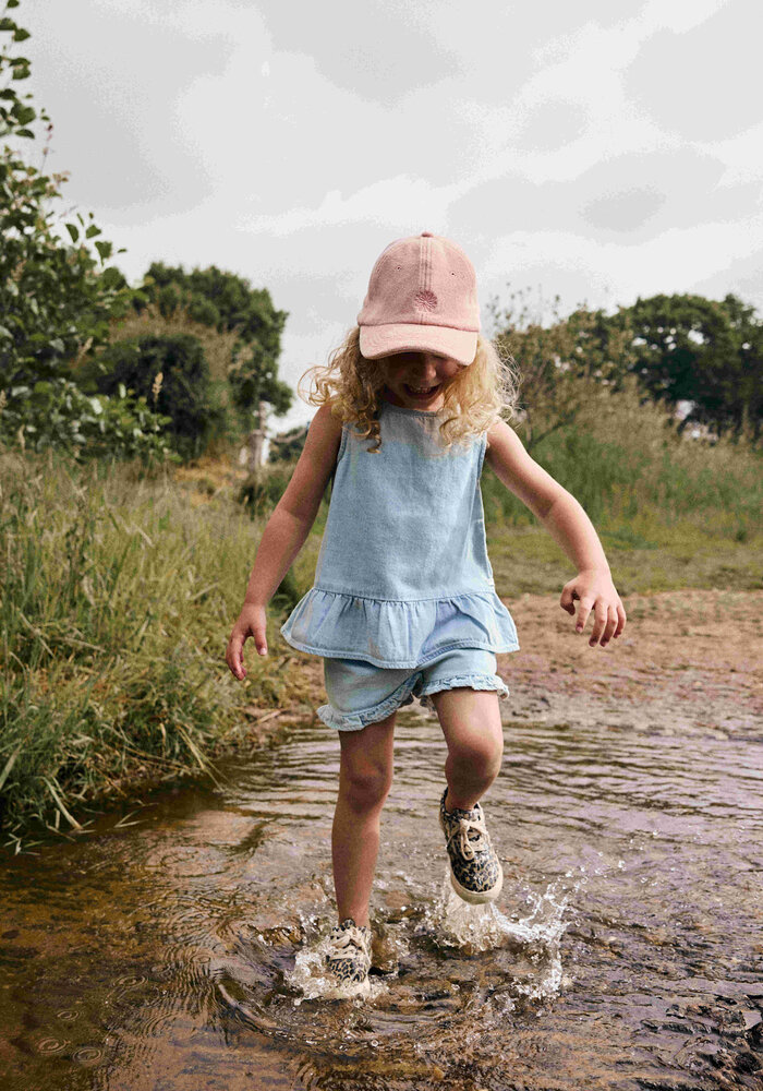 Daily Seven Light Weight Denim Singlet Light Denim Blue
