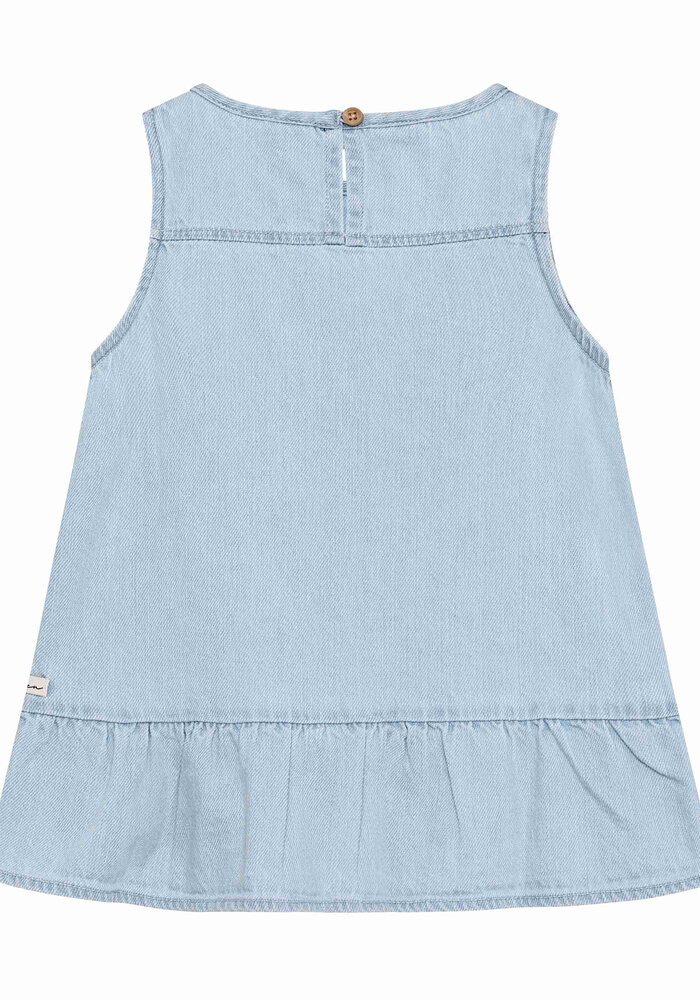 Daily Seven Light Weight Denim Singlet Light Denim Blue