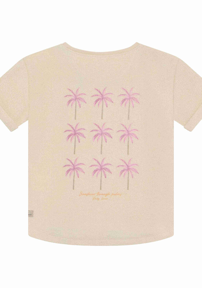 Daily Seven T-shirt Backprint Sandshell