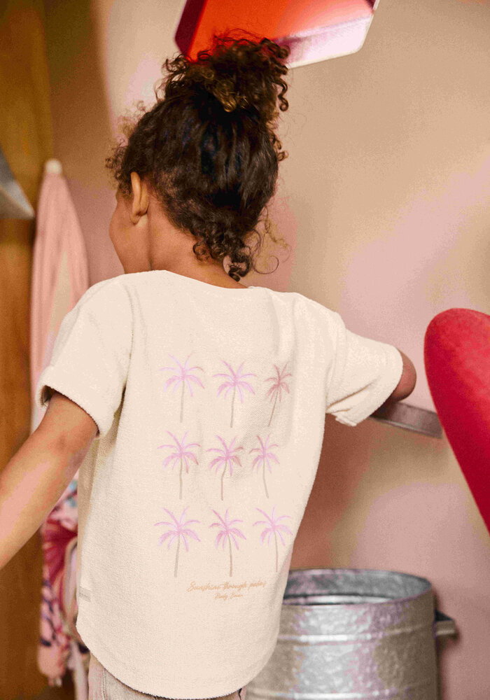 Daily Seven T-shirt Backprint Sandshell