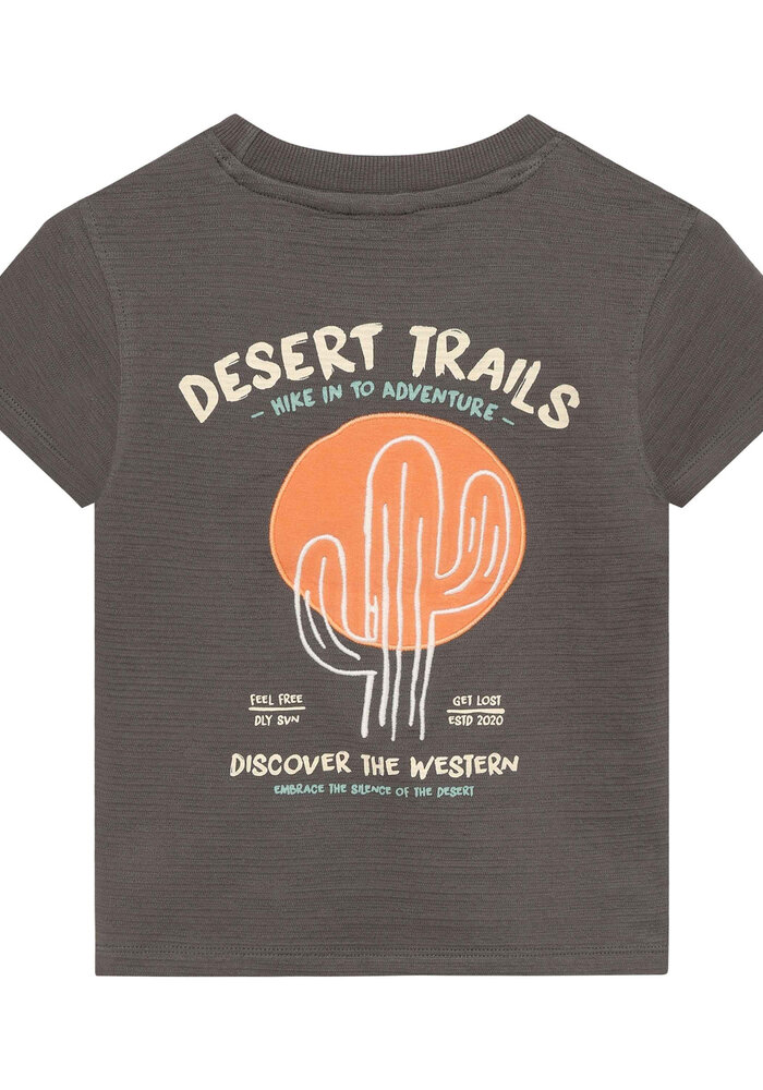 Daily Seven T-shirt Structure Print Thunderstorm