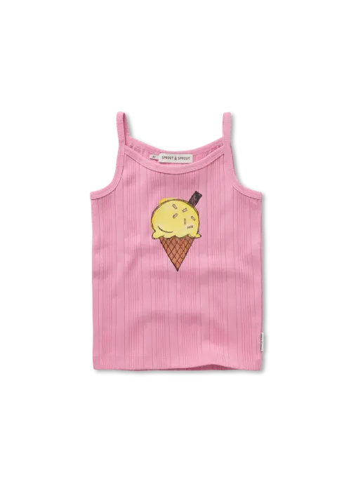 Sproet & Sprout Sproet & Sprout Girls spaghetti top ice cream