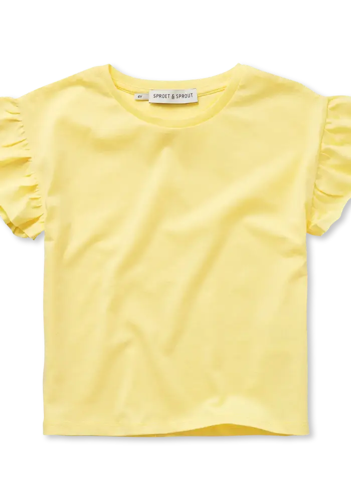 Sproet & Sprout Girls T-shirt ruffle sleeve