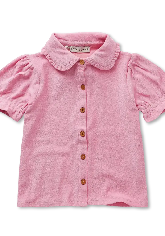 Sproet & Sprout Ruffle blouse pink