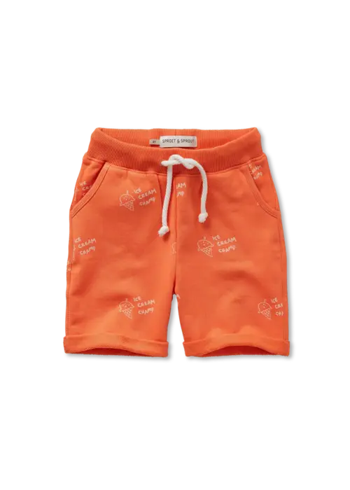 Sproet & Sprout Sproet & Sprout Sweat shorts ice cream print
