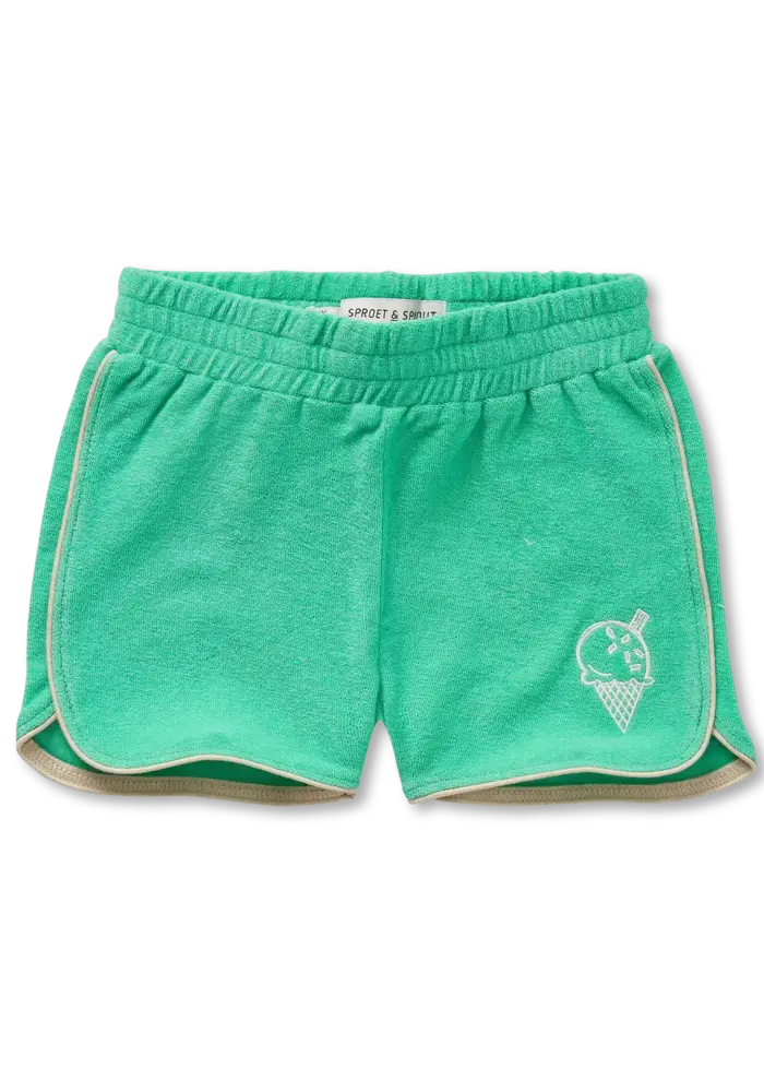 Sproet & Sprout Terry sport shorts green