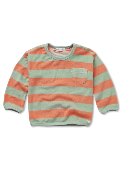 Sproet & Sprout Sproet & Sprout Terry sweatshirt stripes