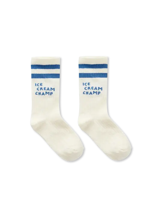 Sproet & Sprout Sproet & Sprout Socks ice cream champ off-white