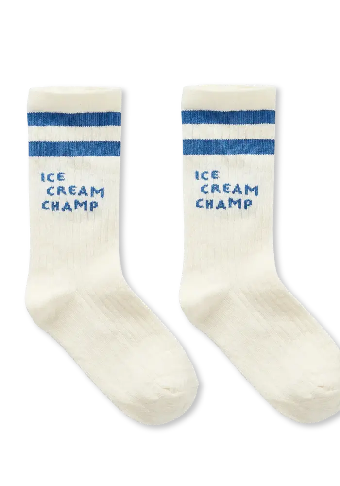 Sproet & Sprout Socks ice cream champ off-white