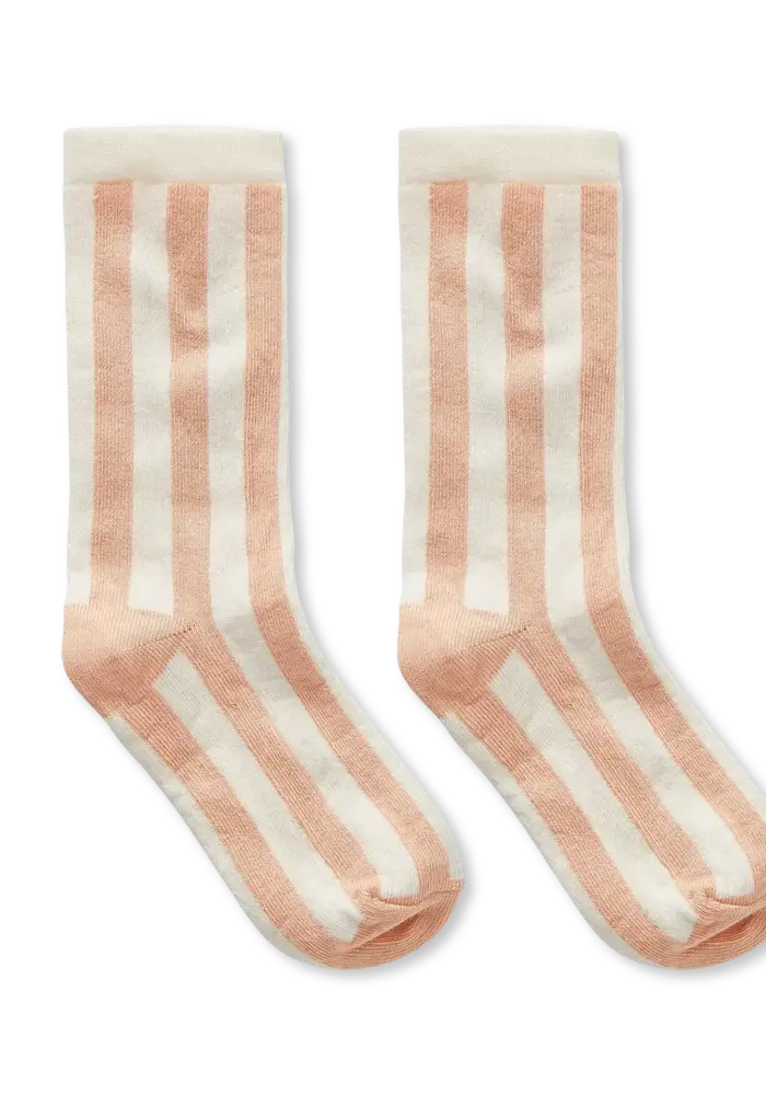 Sproet & Sprout Socks stripe pink