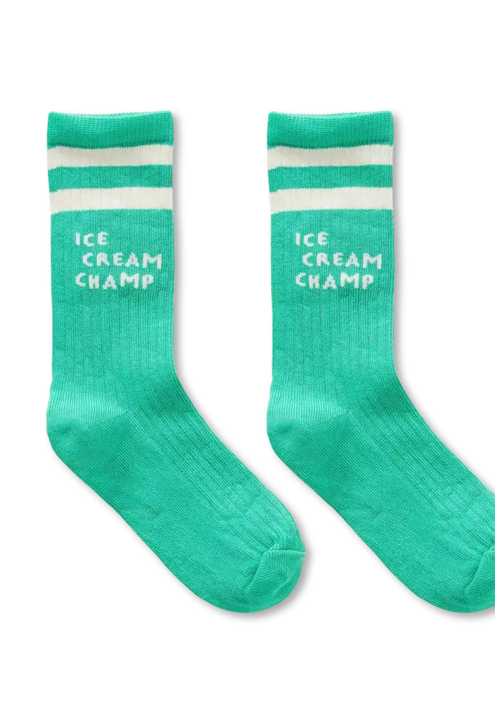 Sproet & Sprout Socks ice cream champ jade green