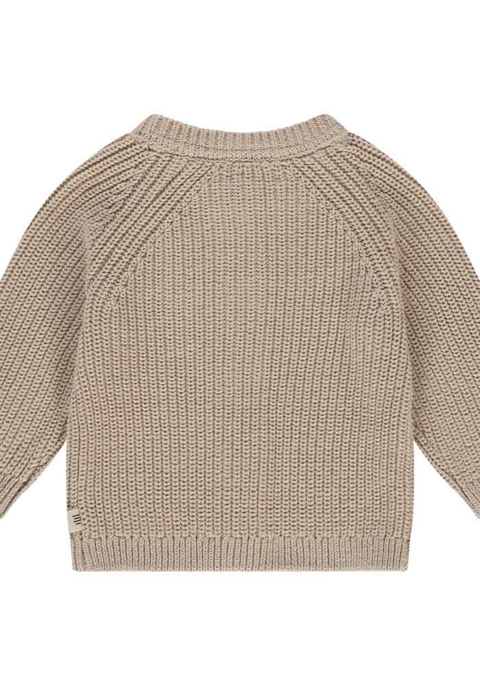 A TINY STORY baby cardigan Nougat