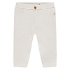 A TINY STORY baby pants ecru melange