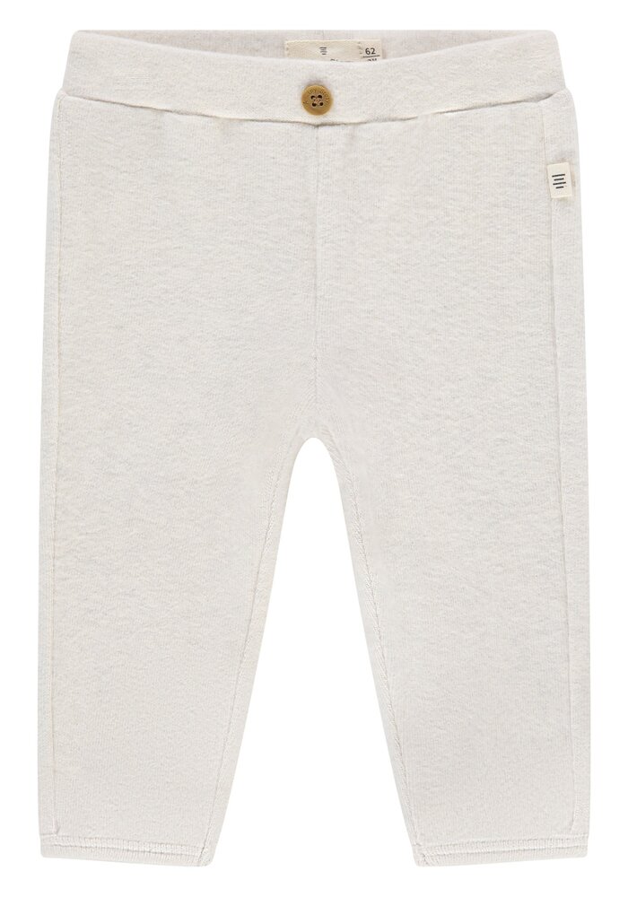 A TINY STORY baby pants ecru melange