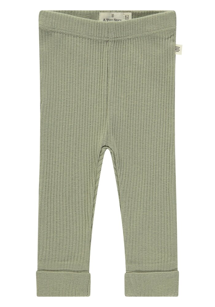 A TINY STORY baby pants Moss