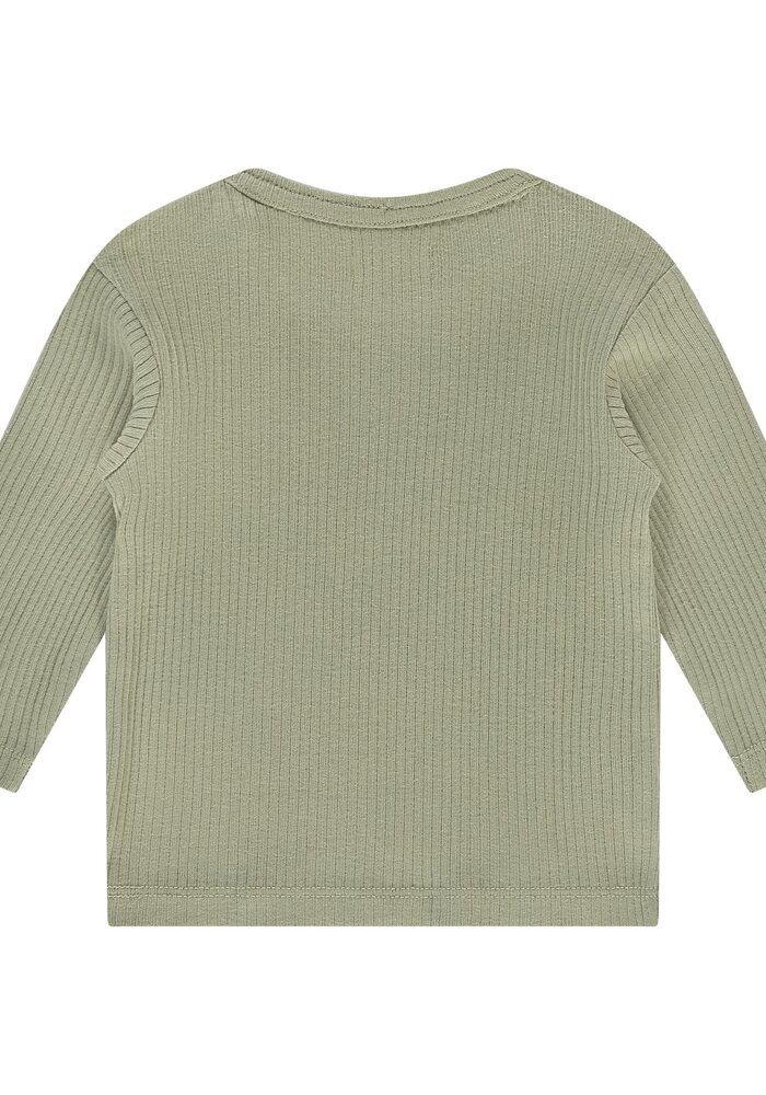 A TINY STORY baby t-shirt long sleeve Moss