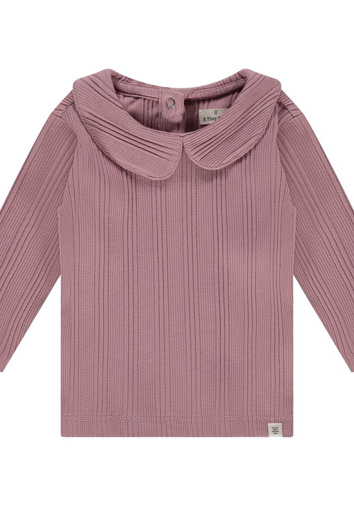 A TINY STORY baby t-shirt long sleeve Rouge