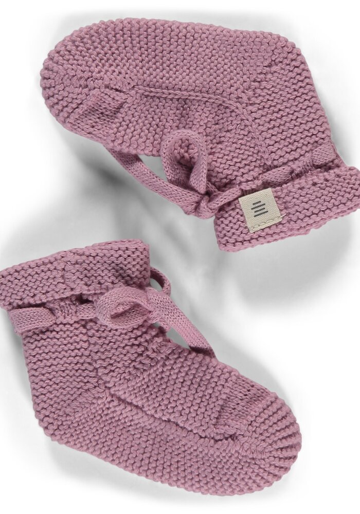 A TINY STORY baby slippers Rouge