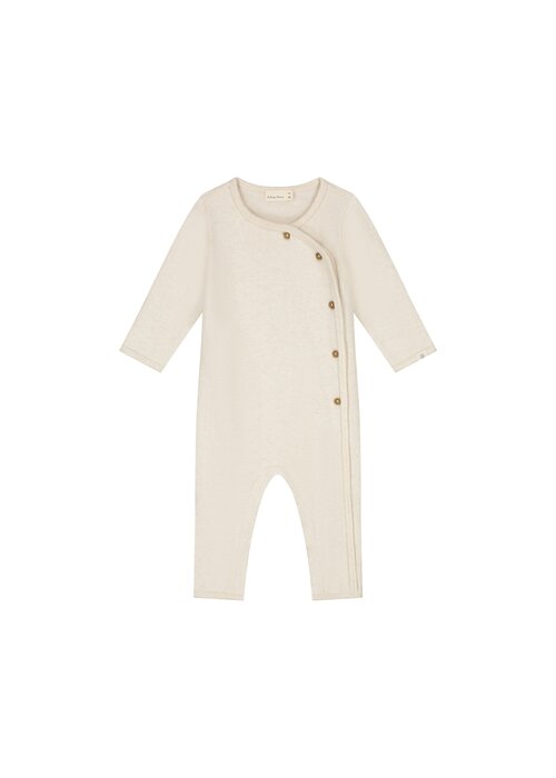 A TINY STORY A TINY STORY baby suit ecru melange