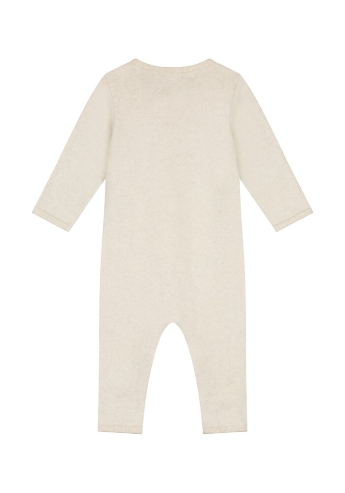 A TINY STORY baby suit ecru melange