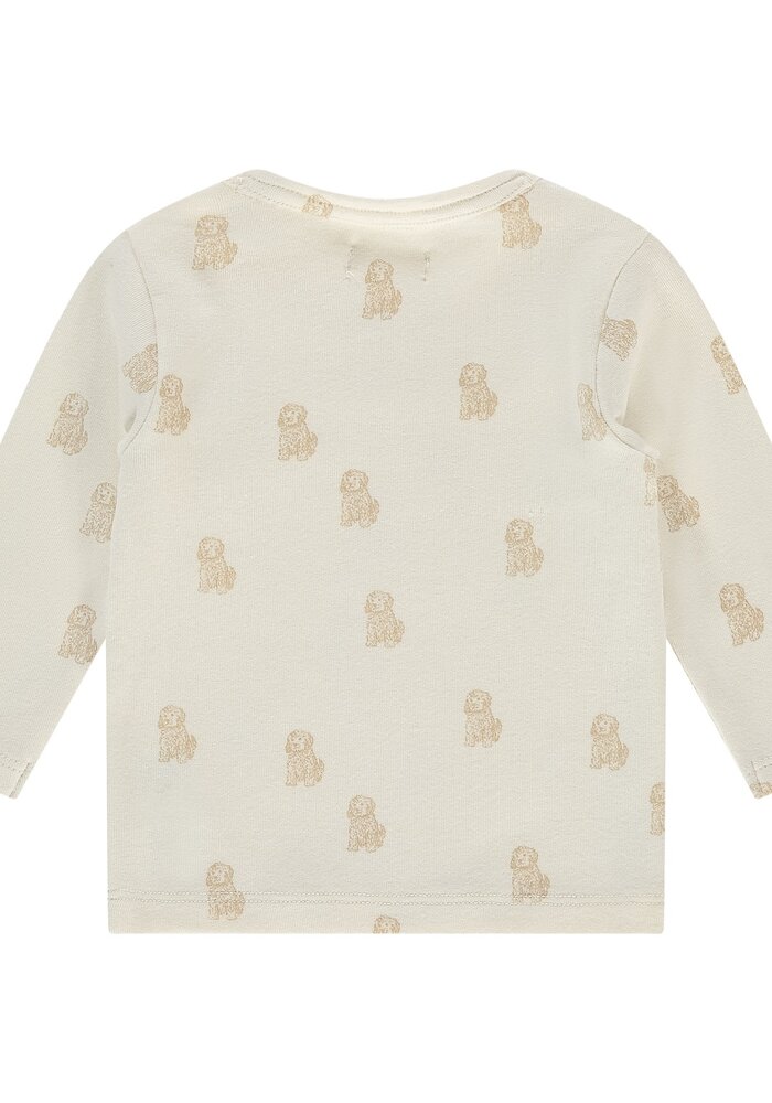 A TINY STORY baby t-shirt long sleeve Ecru