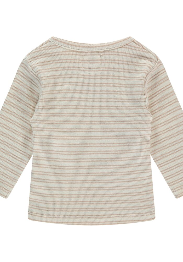 A TINY STORY baby t-shirt long sleeve Nougat
